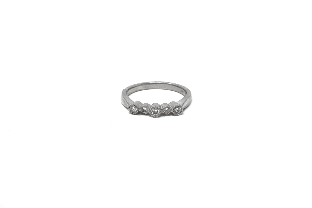 .30 Point White Gold Diamond Ring