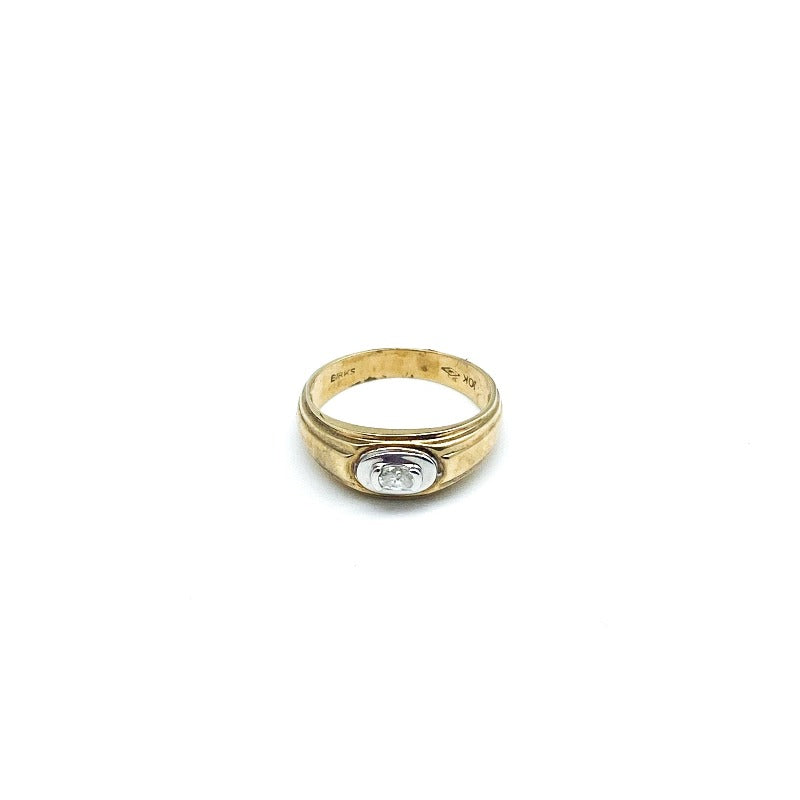 yellow gold ring