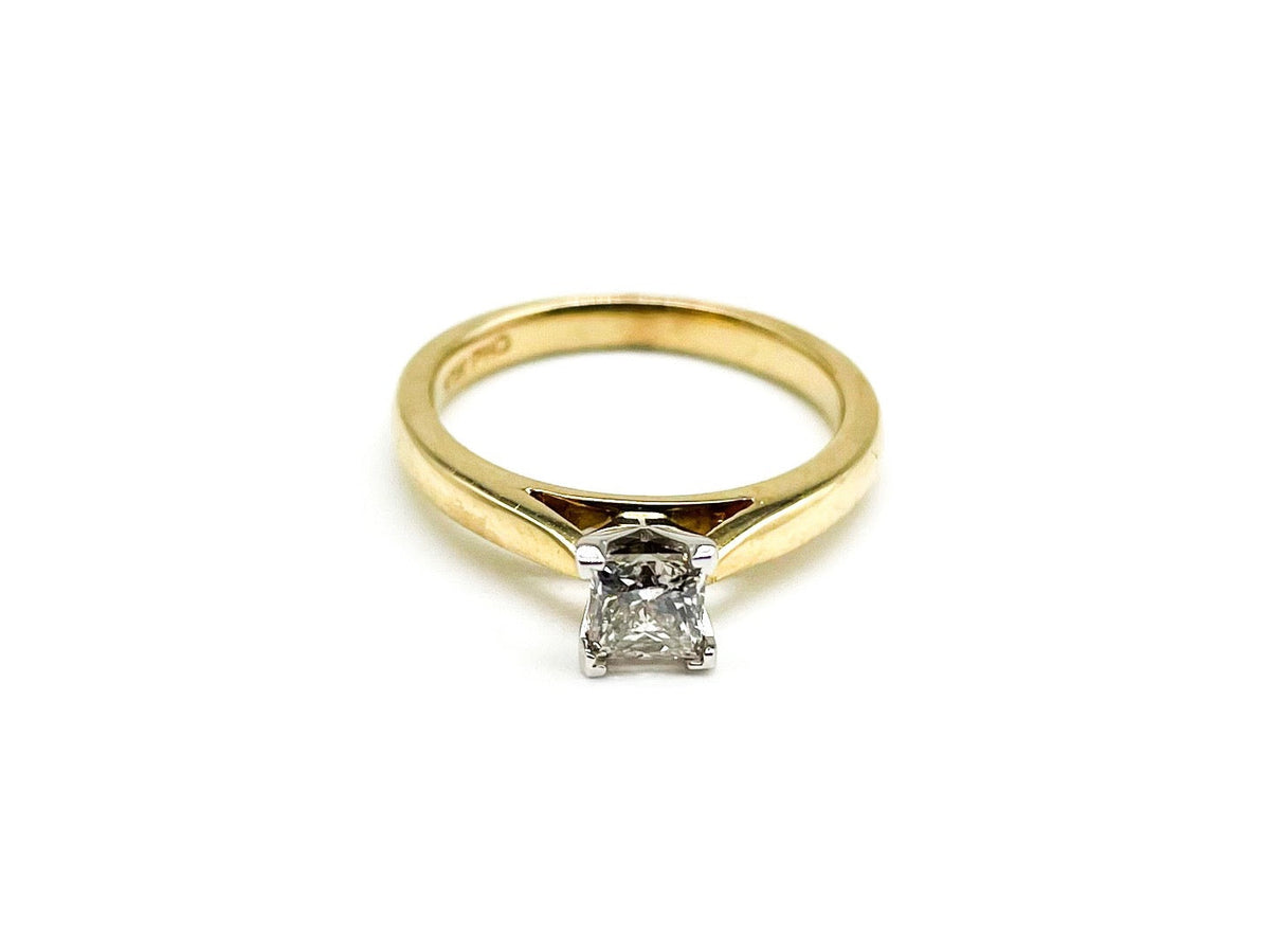 .49 Point Princess Cut Diamond Ring