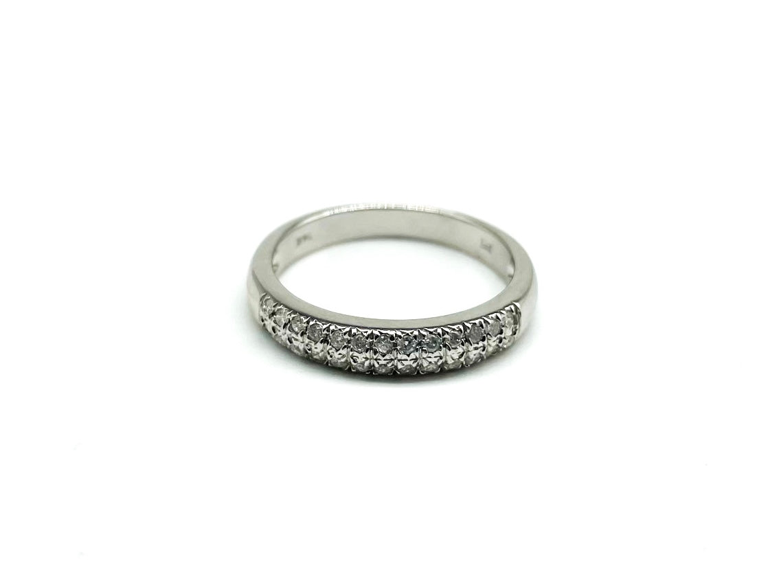 .25 Point Round Brilliant Wedding Band Ring
