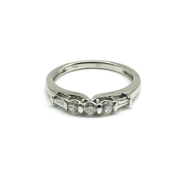 diamond white gold ring