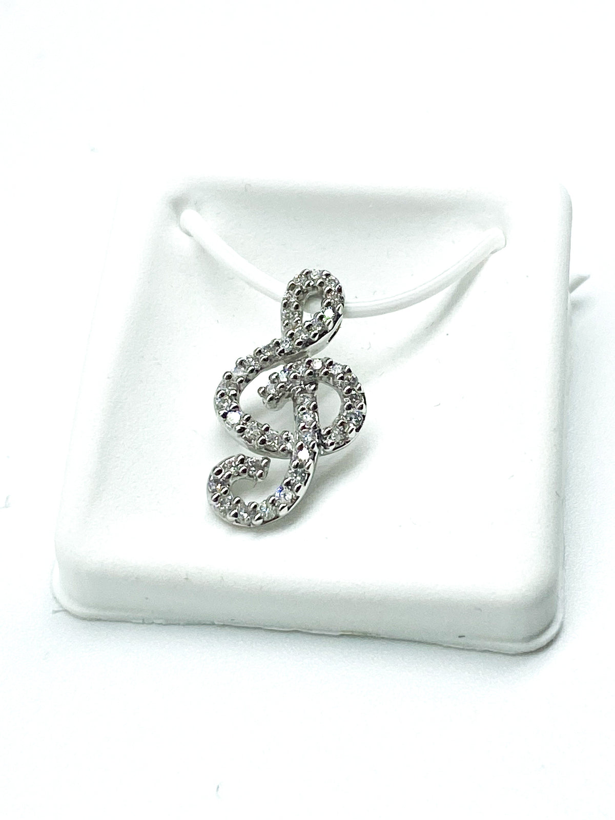 .34 Point Round Brilliant Diamond Pendant