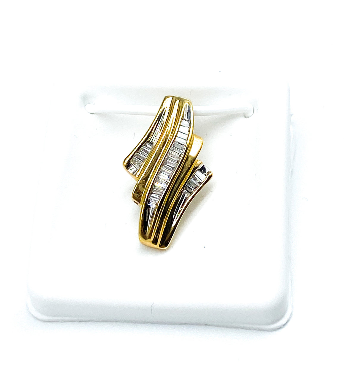 .25 Point Baguette Diamond Pendant