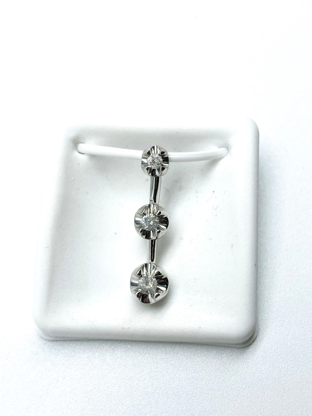 .25 Point Round Brilliant Cut Diamond Pendant