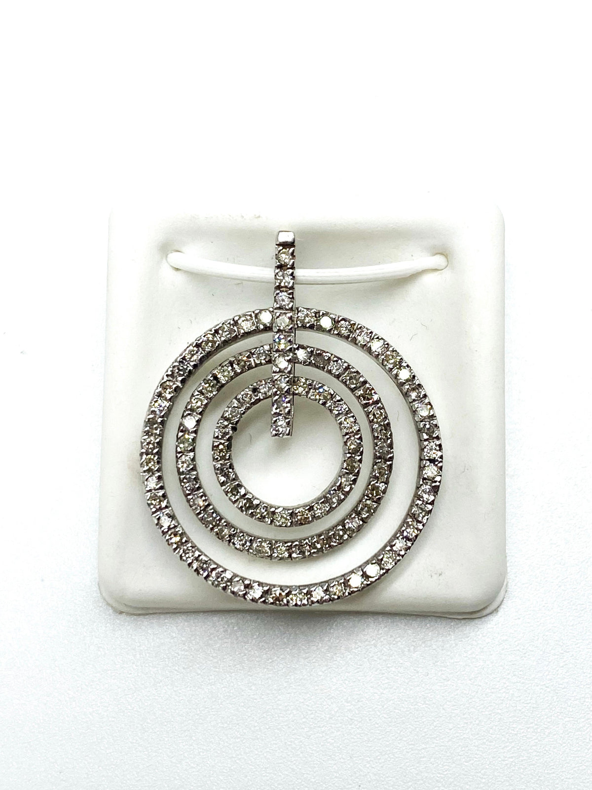 .75 Point Round Brilliant Cut Diamond Pendant