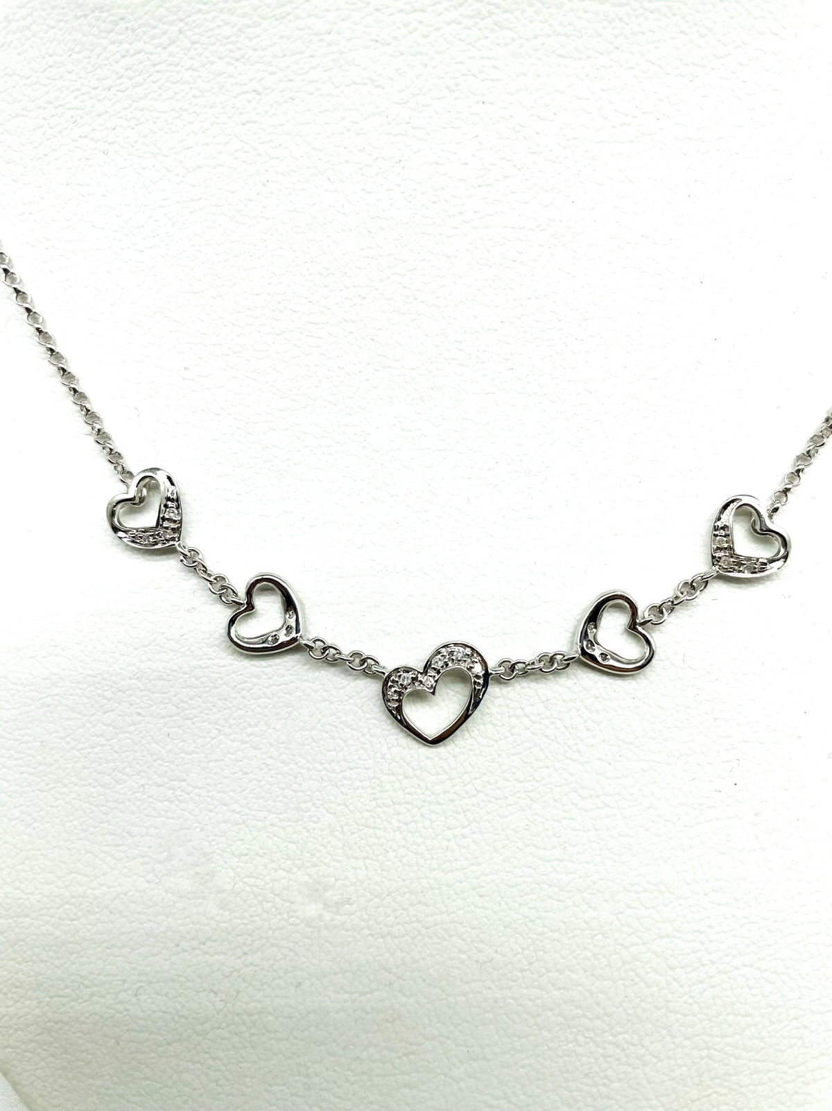 .20 Point Round Brilliant Diamond Necklace