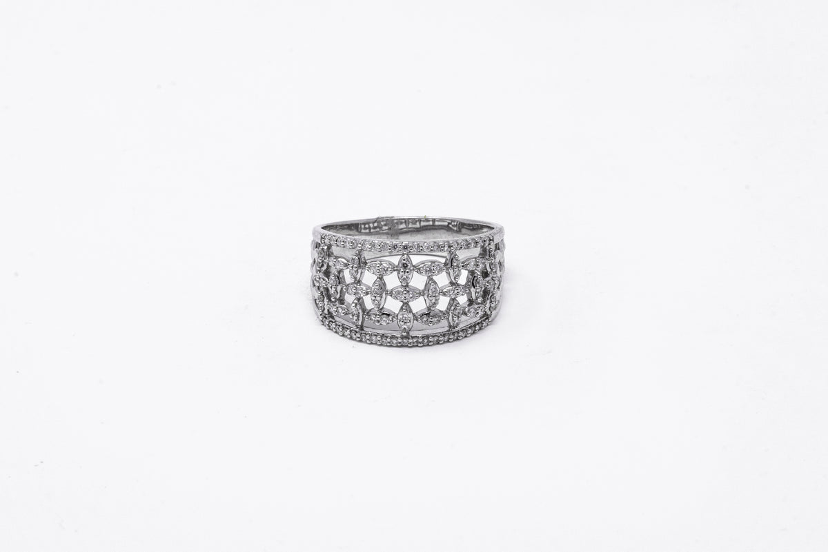 .65 point Round Brilliant Cut Diamond Ring