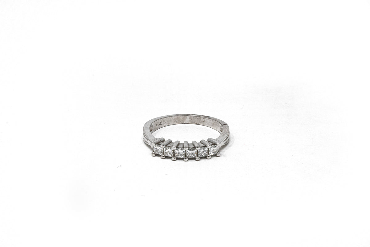 .50 point Princess Cut Diamond Ring