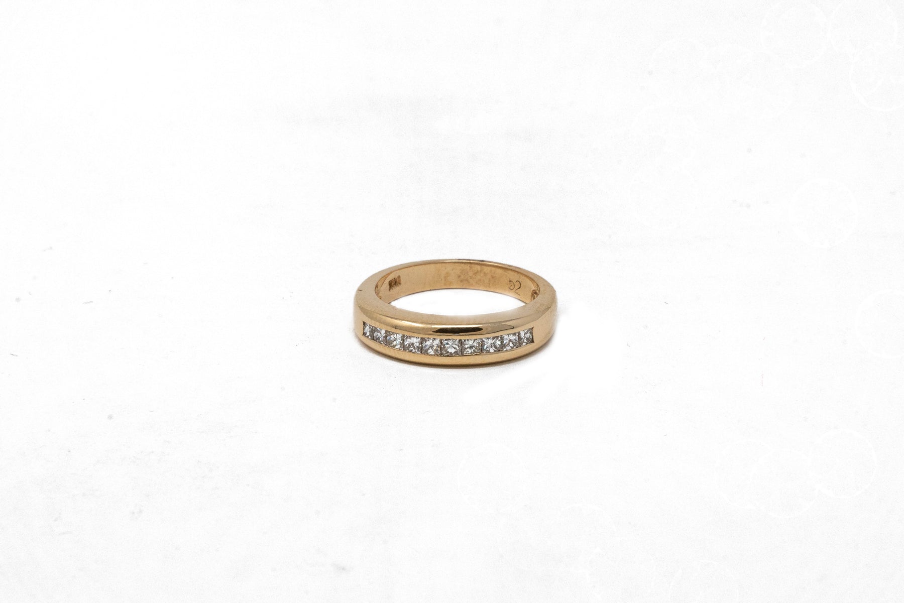 .36 point Round Brilliant Cut and .30 point Marquise and Baguette Diamond Ring