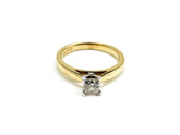 .49 Point Princess Cut Diamond Ring