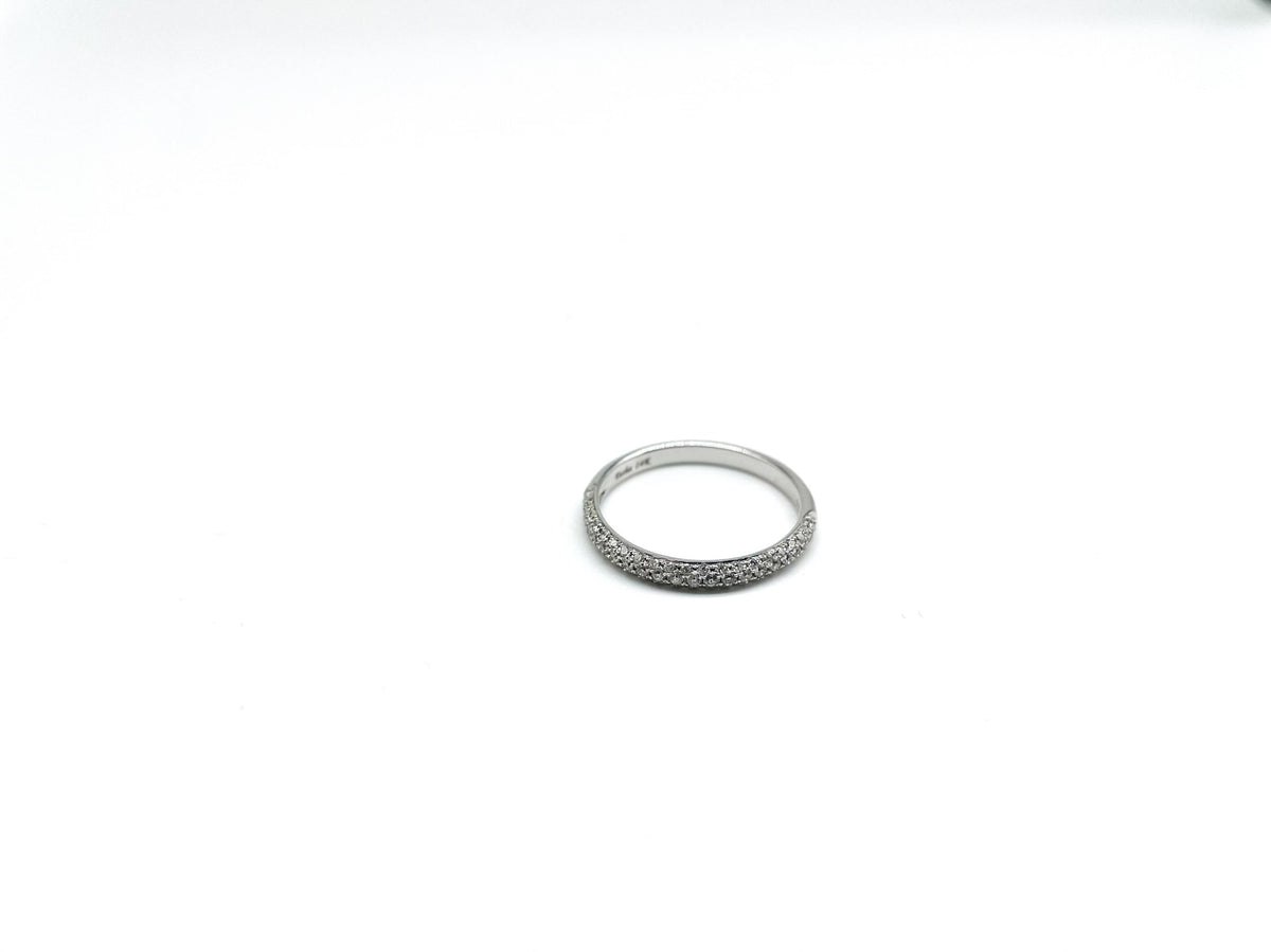 .33 Point Round Brilliant Cut Diamond Ring
