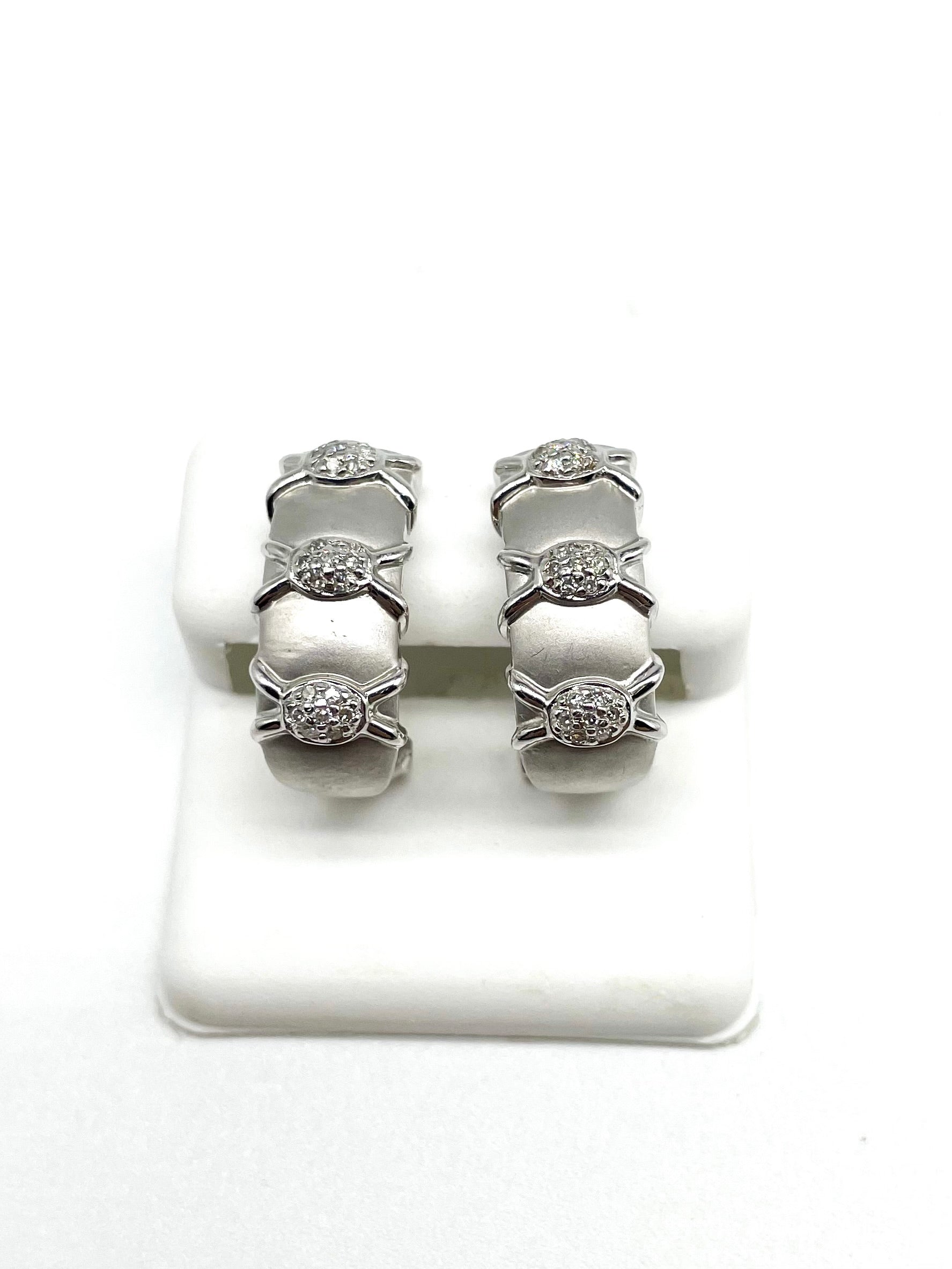 42 Round Brilliant Cut Diamond Earrings