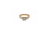 .74 point Round Brilliant Cut Diamond Ring