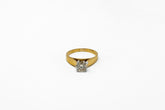 1.04 point Round Brilliant Cut Diamond Ring