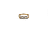 .28 point Round Brilliant Cut and .27 point Straight Baguettes Cut Diamond Ring