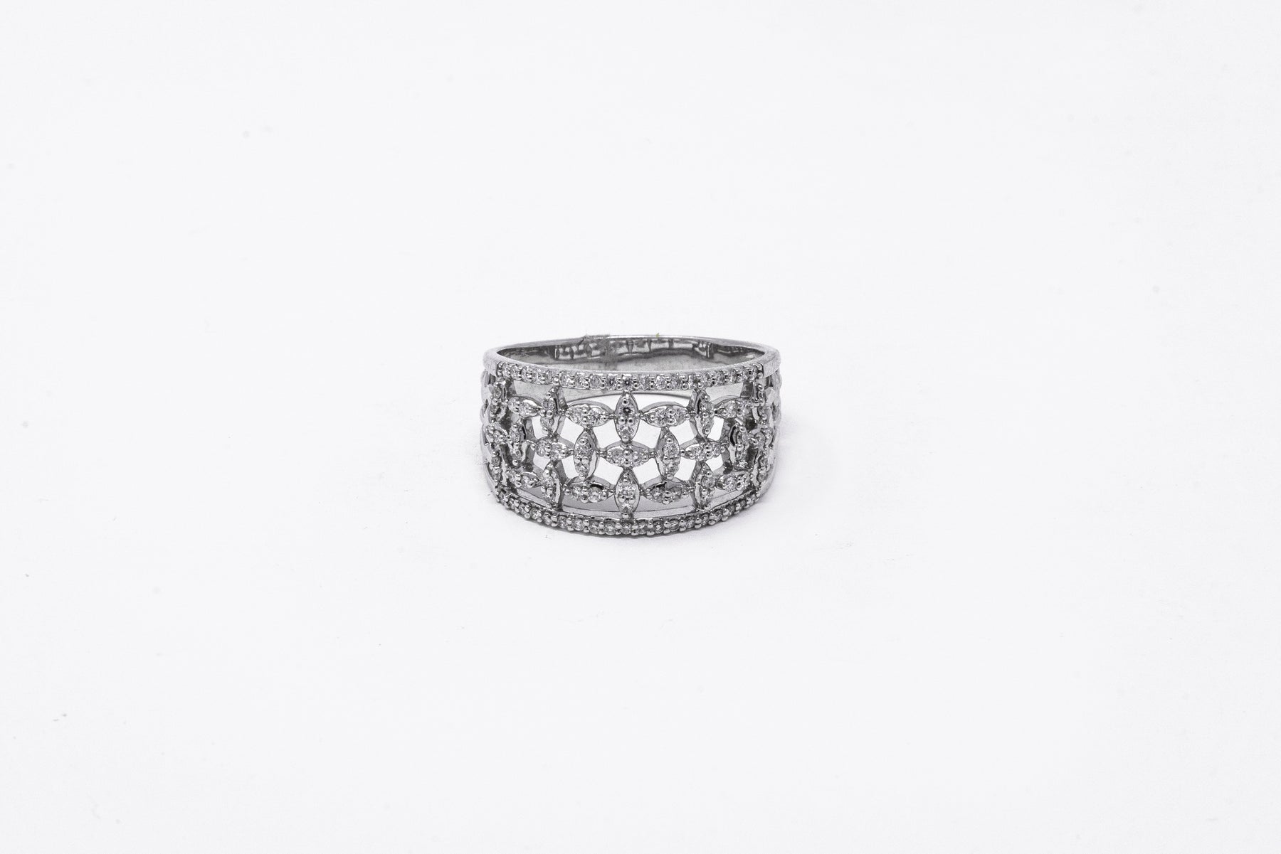 .65 point Round Brilliant Cut Diamond Ring