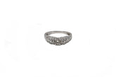 .35 point and .24 point Round Brilliant Cut Diamond Ring