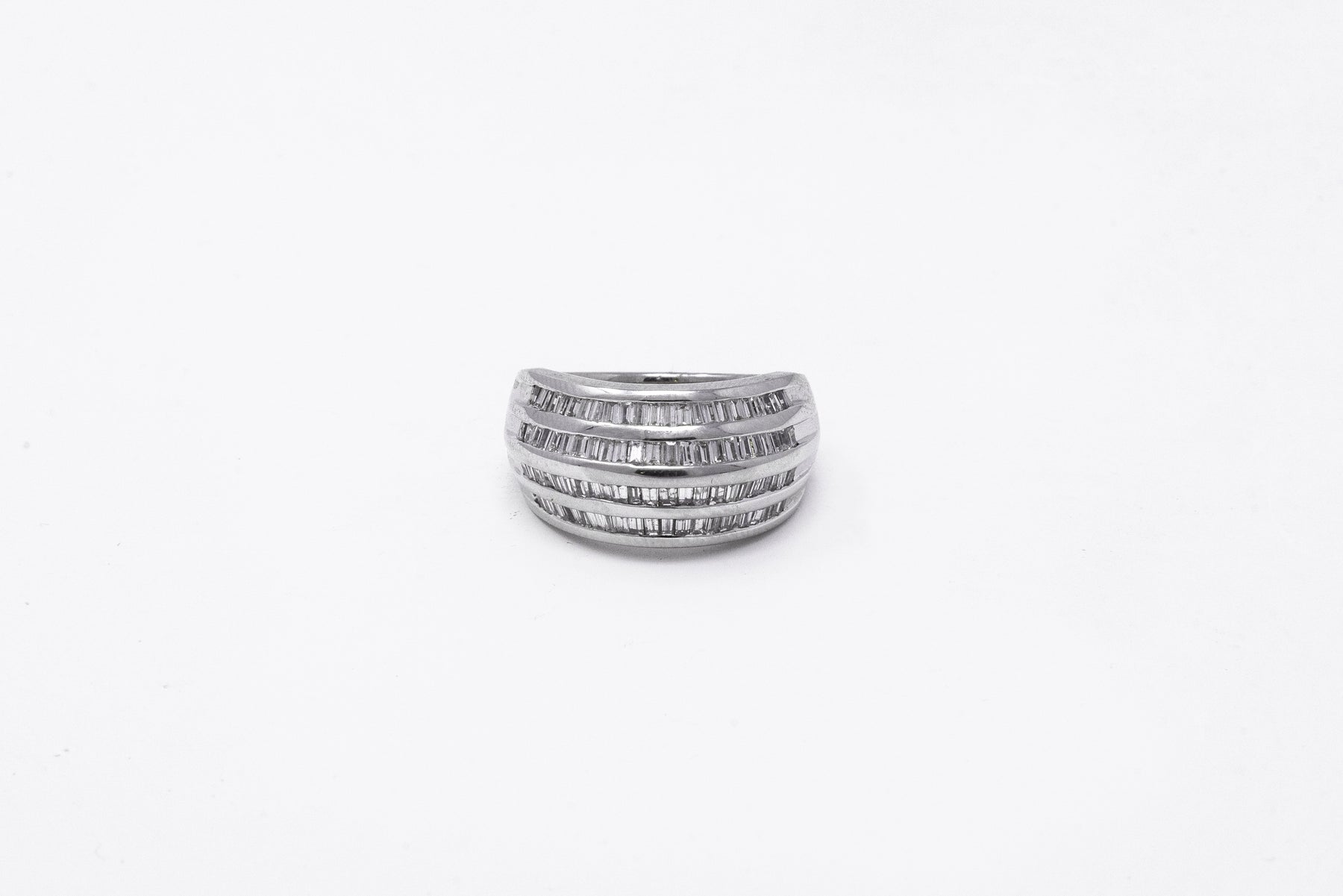 1.30 point Tapered Baguette Diamond Ring