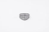 1.50 point Tapered Baguette Cut Diamond Ring